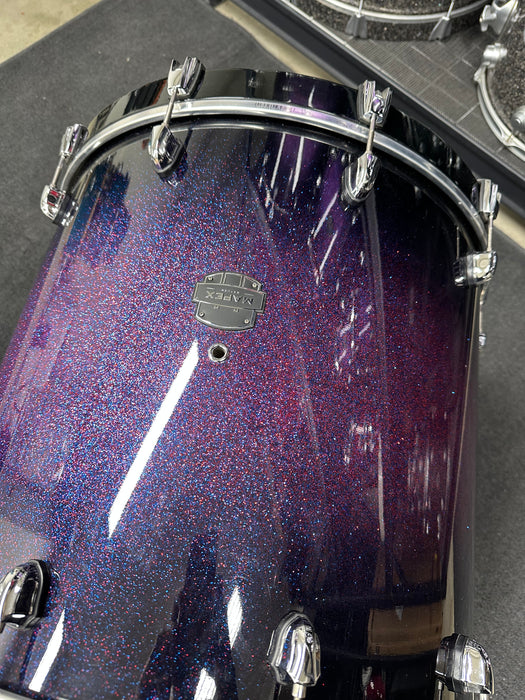 Mapex Saturn IV Bass Drum - Red Blue Hybrid Sparkle - 22" x 20"