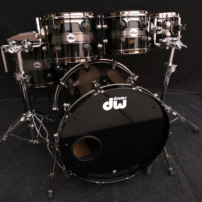 DW Collector's Series Black Nickel Steel Triple Flanged Hoops - Pack of 8 - 8/10/12/14 - Free Shipping