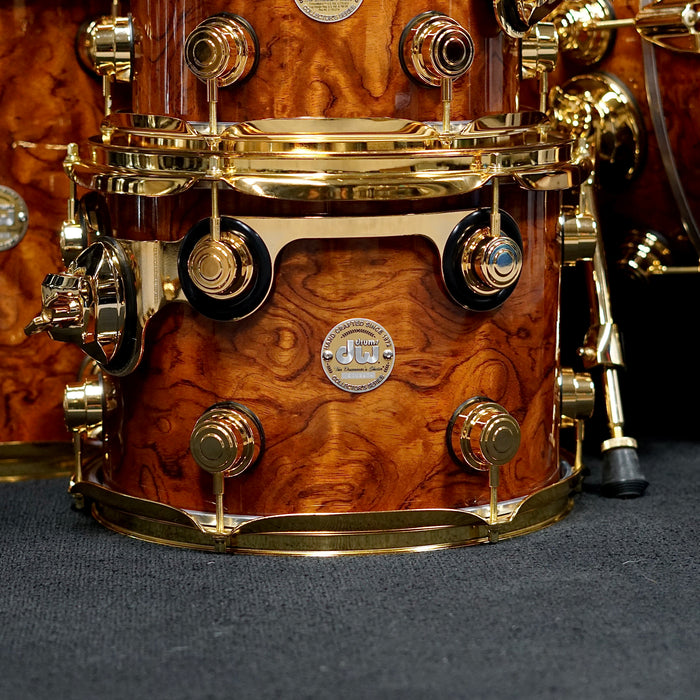 DW Limited Edition Collector's Exotic Series - Private Reserve Waterfall Bubinga 24k Gold Hardware- 10/12/14/16/22