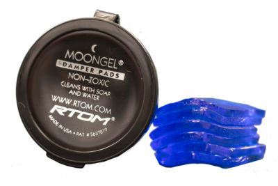 RTOM MoonGel Damper Pads - Blue (6-Pack)