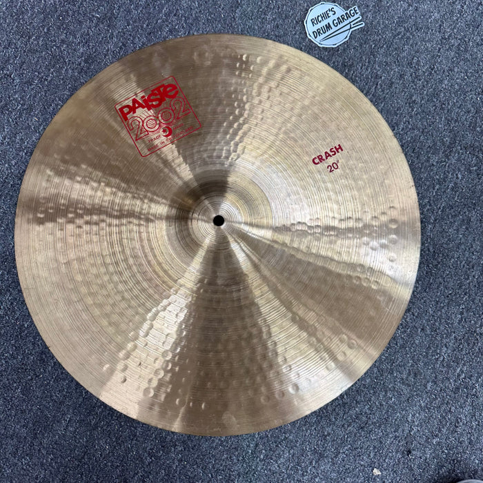 Paiste 20" 2002 Series Crash Cymbal - Free Shipping