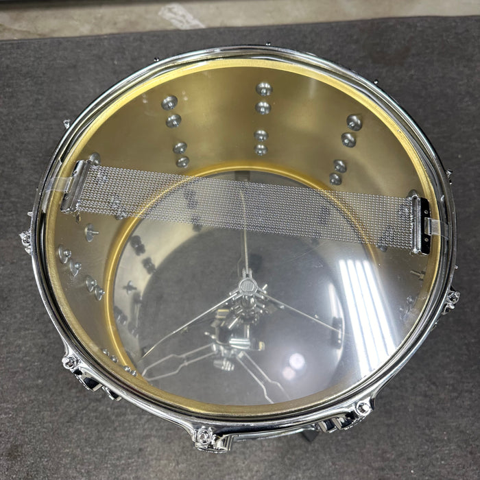 Herch Percussion Custom Brass Snare Drum - 14" x 8"