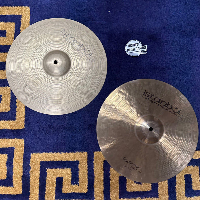 Istanbul Agop 14" Traditional Heavy Hi Hat Cymbals - Free Shipping