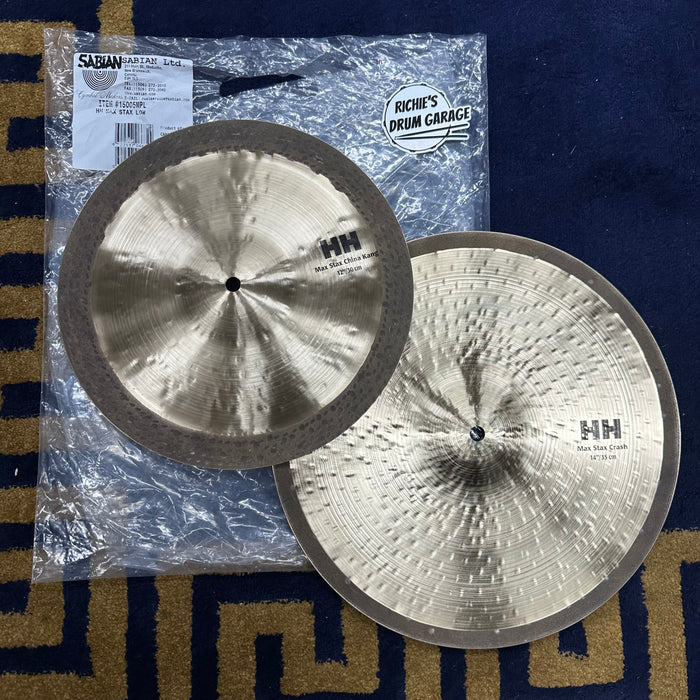 Sabian 12" / 14" HH Mike Portnoy Low Max Stax - Free Shipping