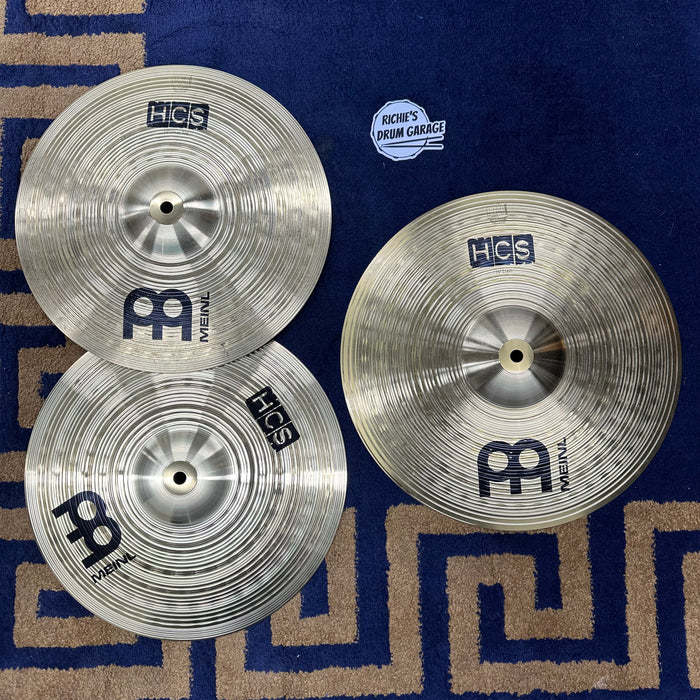 Meinl HCS Cymbal Set - 13" Hi Hats & 14" Crash - Free Shipping