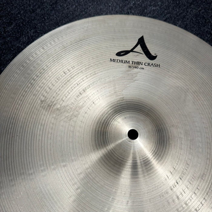 Zildjian 16" A Series Medium Thin Crash Cymbal - Free Shipping