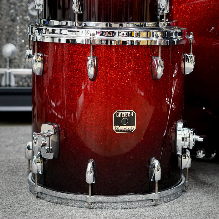 Gretsch Renown Maple Drum Set - Ruby Sparkle Fade Finish - 10/12/14/20