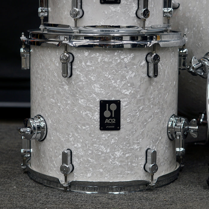 Sonor AQ2 Safari Maple 4 Piece Drum Set - White Marine Pearl - 10/13/16/13SD