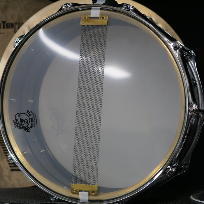 Pork Pie Brass Patina Snare Drum - 14" x 6.5"