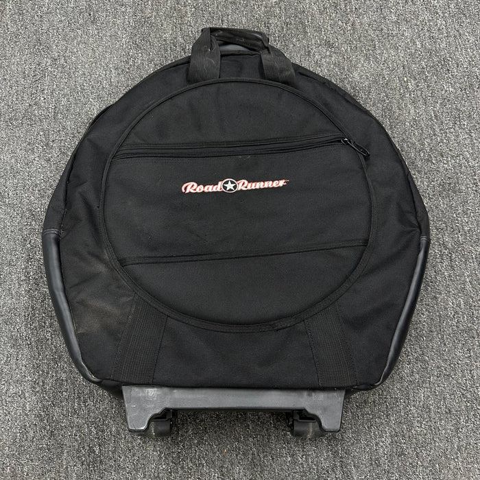 Road Runner Padded Cymbal Bag W/ Wheels - 22" - Free Shipping