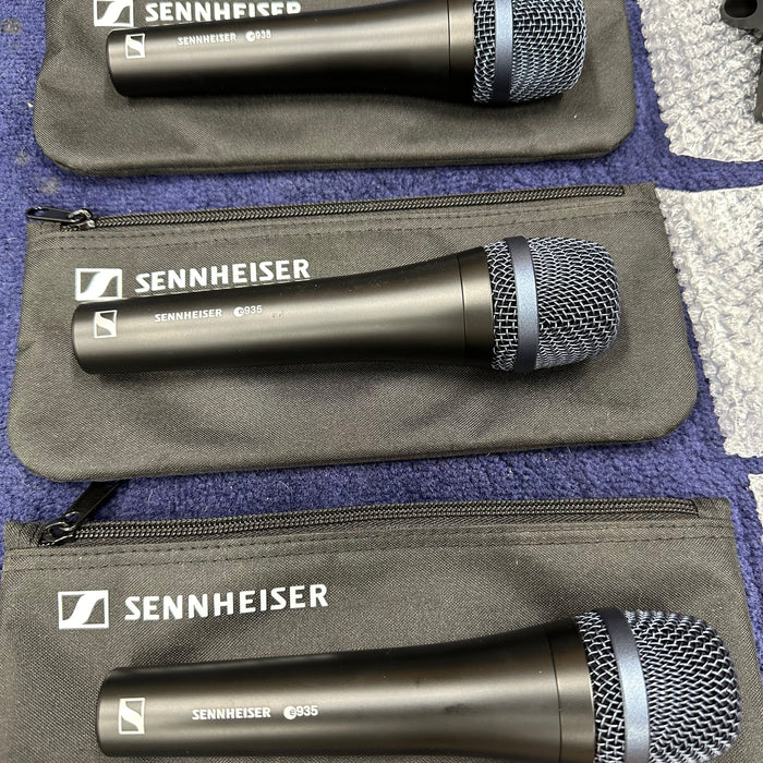 Sennheiser e935 Dynamic Vocal Microphone - Pack of 3 - OPEN BOX - FREE SHIPPING