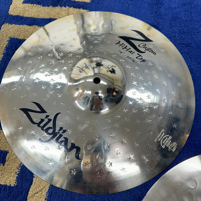 Zildjian 14" Z Custom Hi Hat Cymbals - Free Shipping