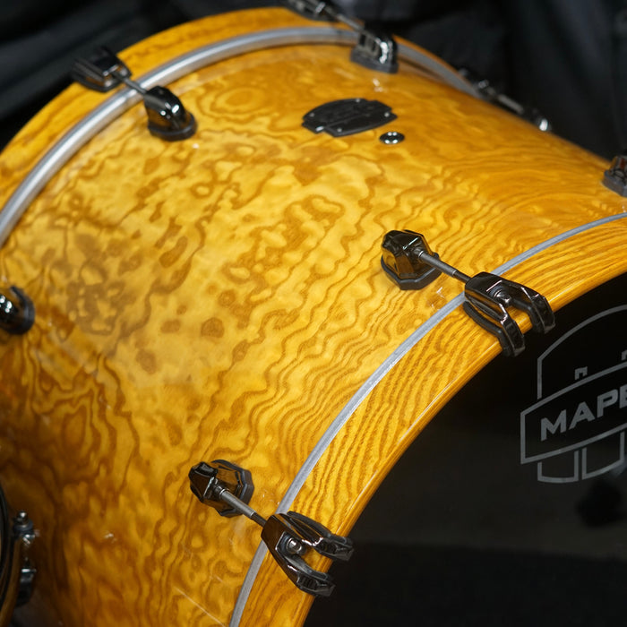 Mapex Saturn IV MH Exotic Series 4 Piece Drum Set - Natural Ash Burl - 10/12/14/20