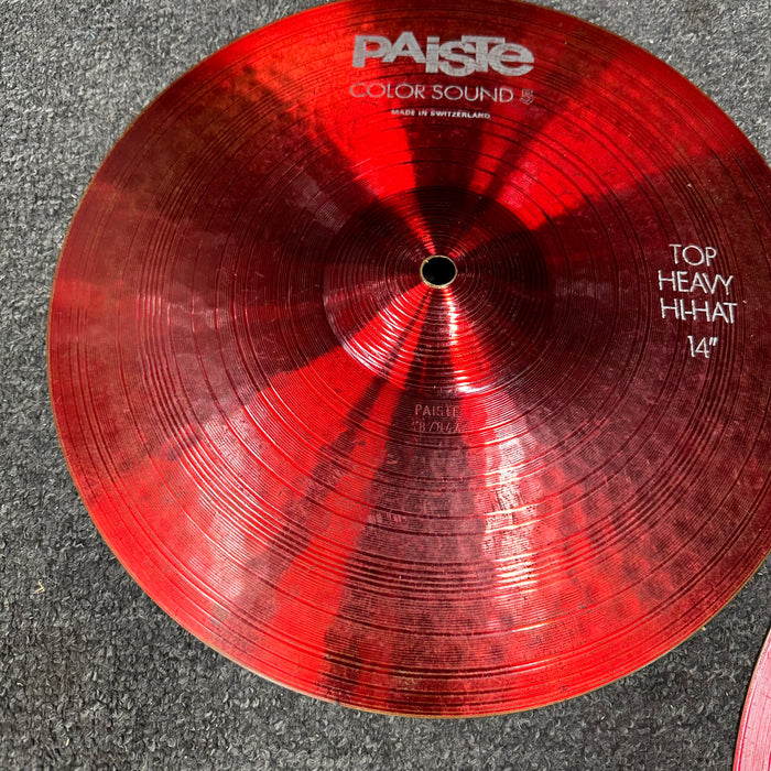Paiste 14" Color Sound 5 Heavy Hi Hat Cymbals - Free Shipping
