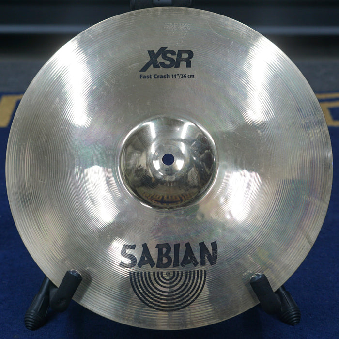 Sabian 14” XSR Fast Crash Cymbal - Free Shipping