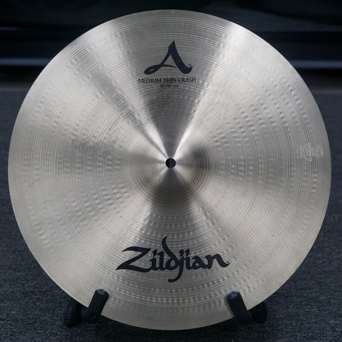 Zildjian 16" A Series Medium Thin Crash Cymbal - Free Shipping