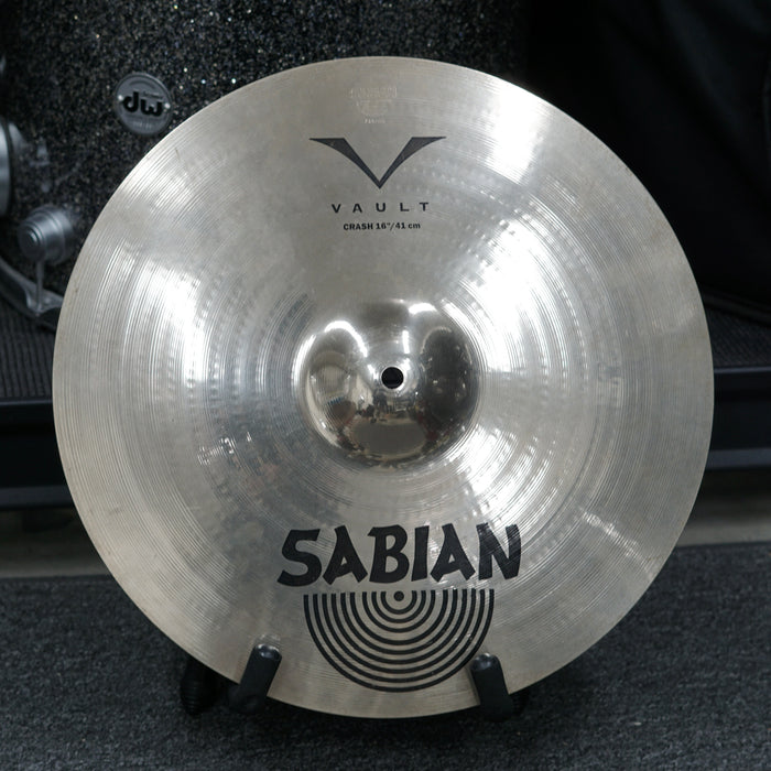 Sabian 16" Vault Crash Cymbal - Free Shipping