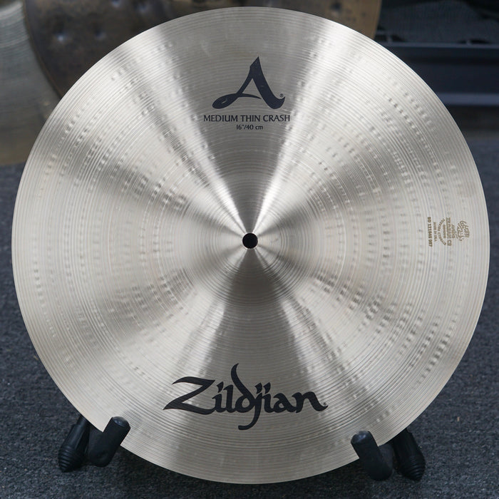 Zildjian 16" A Series Medium Thin Crash Cymbal - Free Shipping