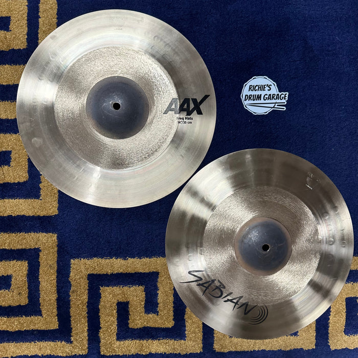 Sabian 14” AAX Freq Hi Hat Cymbals - Free Shipping