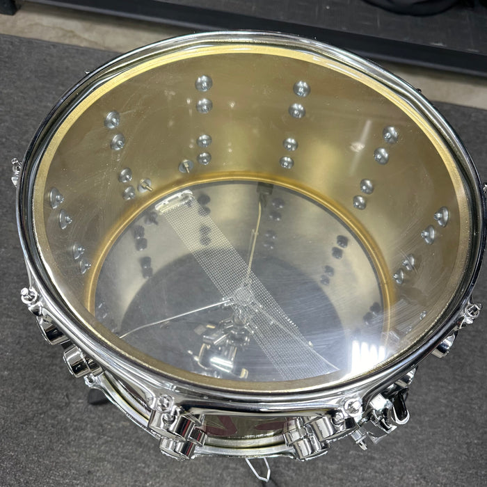 Herch Percussion Custom Brass Snare Drum - 14" x 8"
