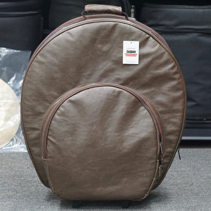 Sabian 24" Pro Cymbal Bag w/ Wheels - Vintage Brown - Free Shipping