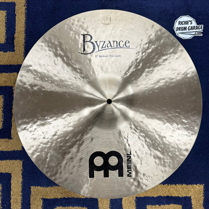 Meinl 19" Byzance Traditional Medium Thin Crash Cymbal - Free Shipping I