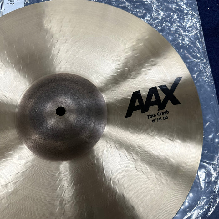 Sabian 16" AAX Thin Crash Cymbal - Free Shipping