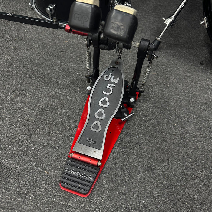 DW 5000 Series Double Bass Drum Pedal - Single Chain