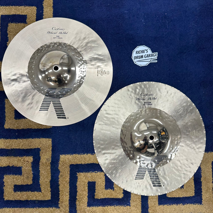 Zildjian 13.25" K Custom Hybrid Hi Hat Pair - Free Shipping