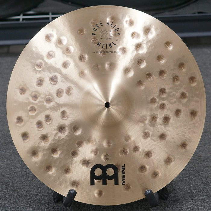 Meinl 18" Pure Alloy Extra Hammered Crash Cymbal - Free Shipping