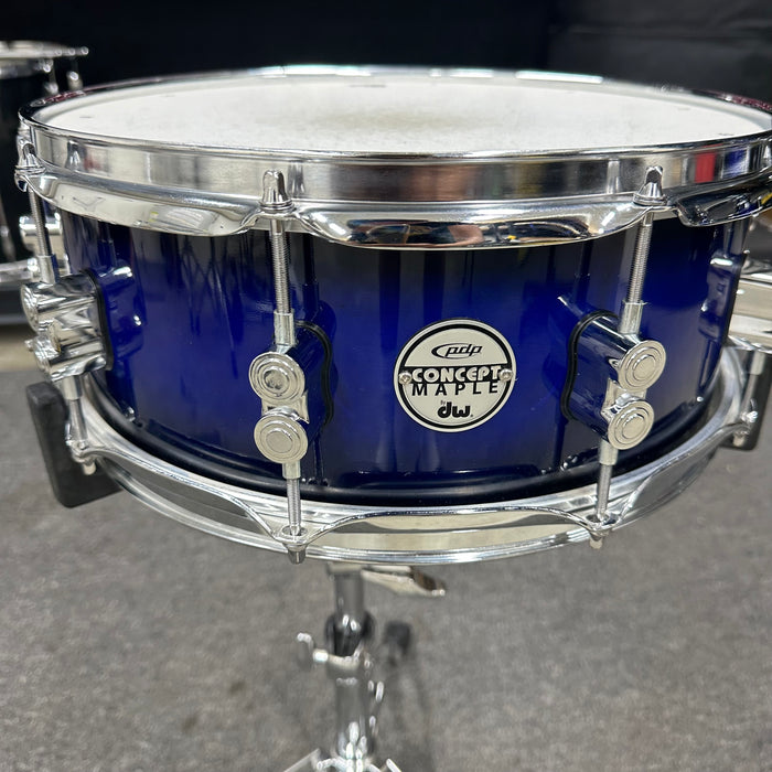 PDP Concept Maple Snare Drum - Blue Fade - 14" x 5.5"
