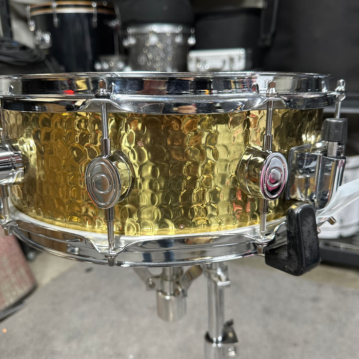 PDP Limited Edition Hand Hammered Brass Snare Drum - 14" x 5"