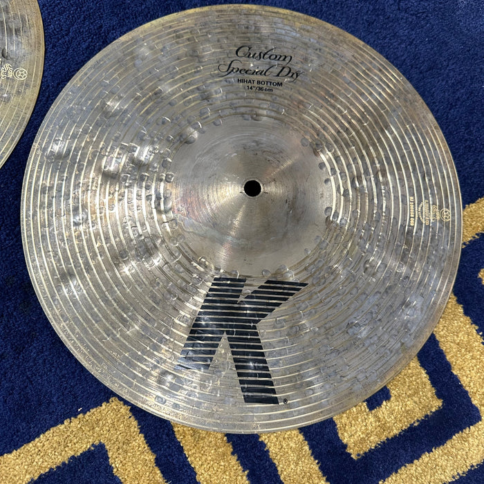 Zildjian 14" K Custom Special Dry Hi Hat Cymbals - FREE SHIPPING