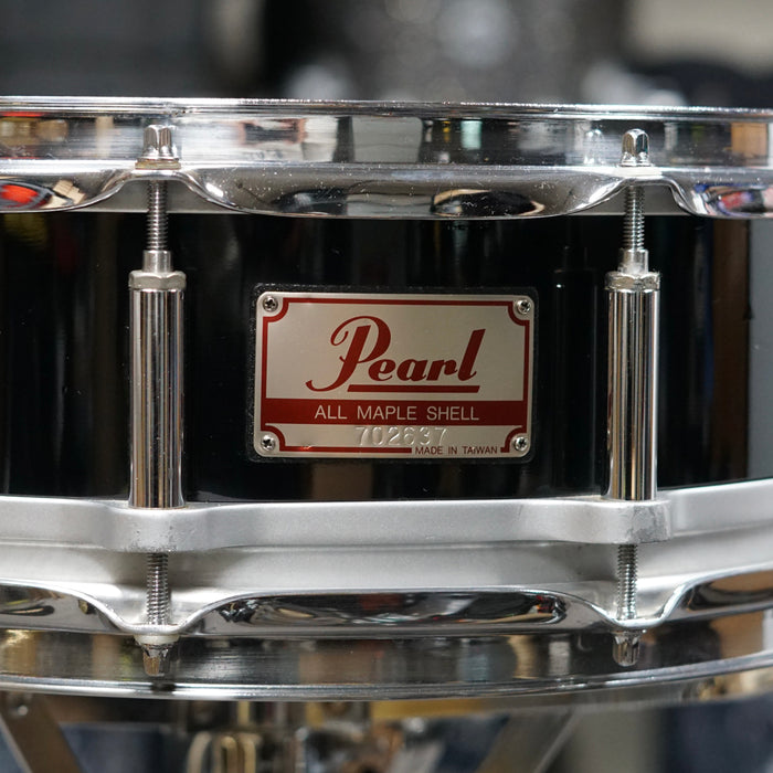 Pearl Free Floating Maple Snare Drum - Black Lacquer - 14" x 5"