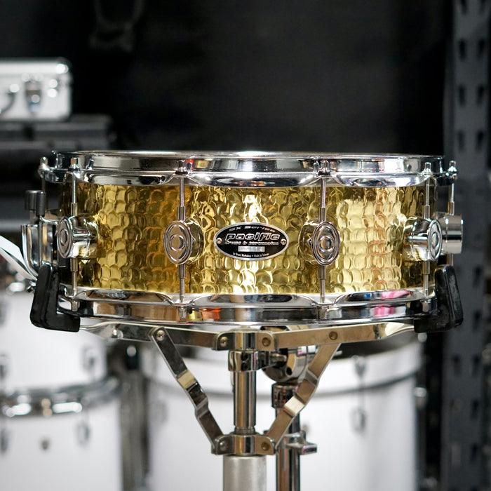 PDP Limited Edition Hand Hammered Brass Snare Drum - 14" x 5"