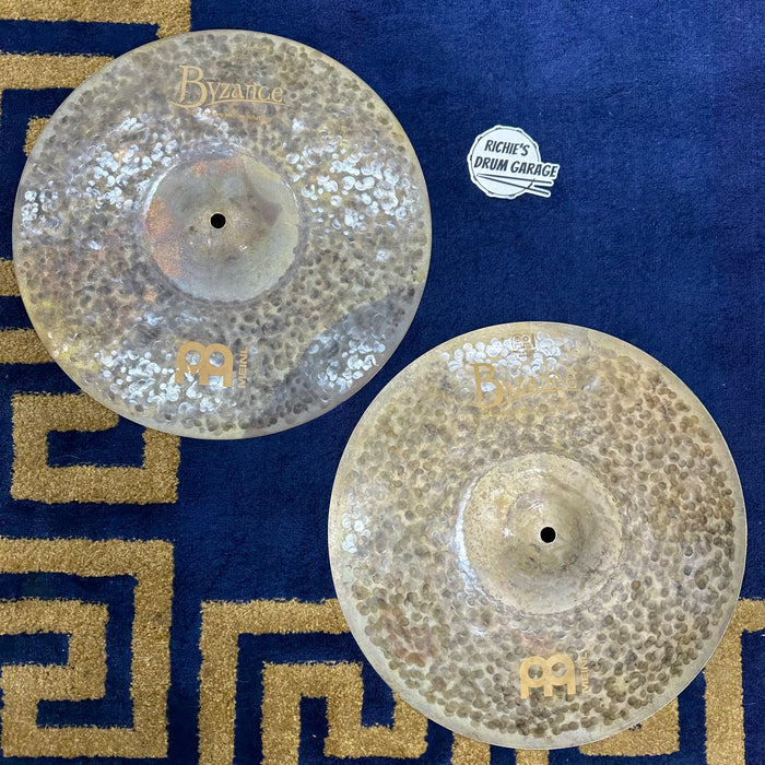 Meinl 14" Byzance Extra Dry Medium Hi Hat Cymbals - Free Shipping