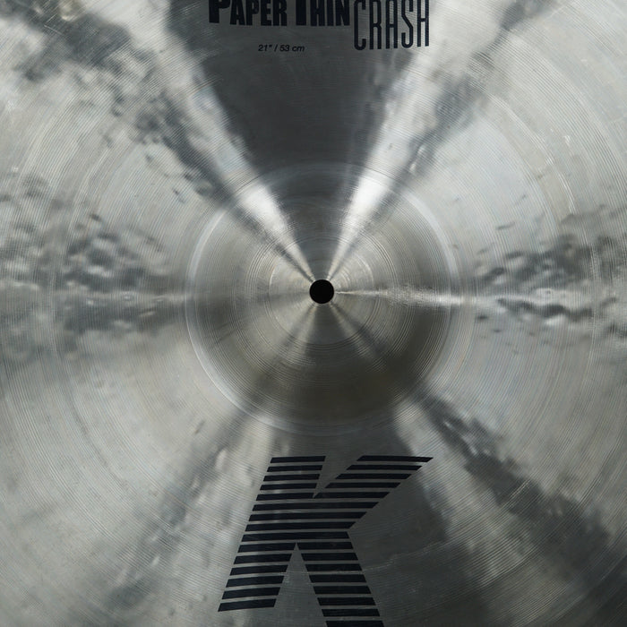 Zildjian 21" K Series Paper Thin Crash Cymbal - Free Shipping