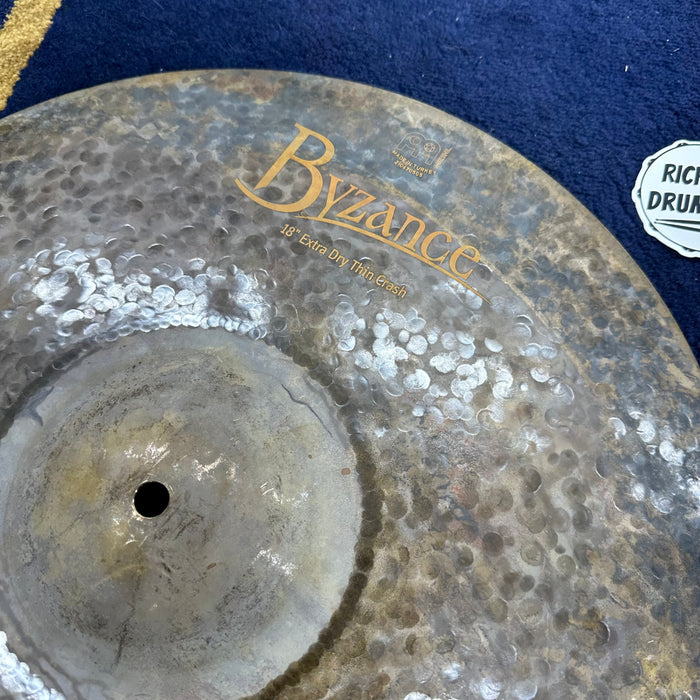 Meinl 18" Byzance Extra Dry Thin Crash Cymbal - Free Shipping