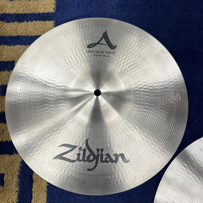 Zildjian 14" A Series New Beat Hi Hat Cymbals - Free Shipping