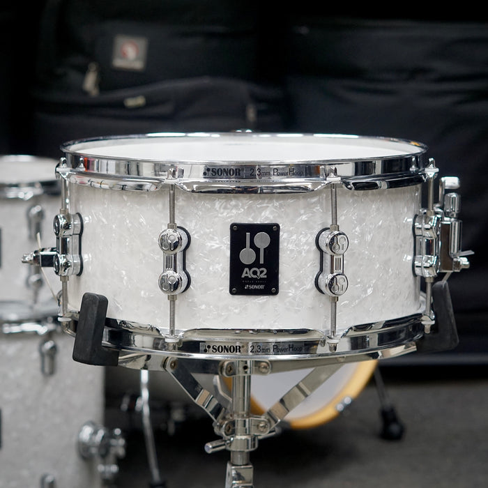 Sonor AQ2 Safari Maple 4 Piece Drum Set - White Marine Pearl - 10/13/16/13SD