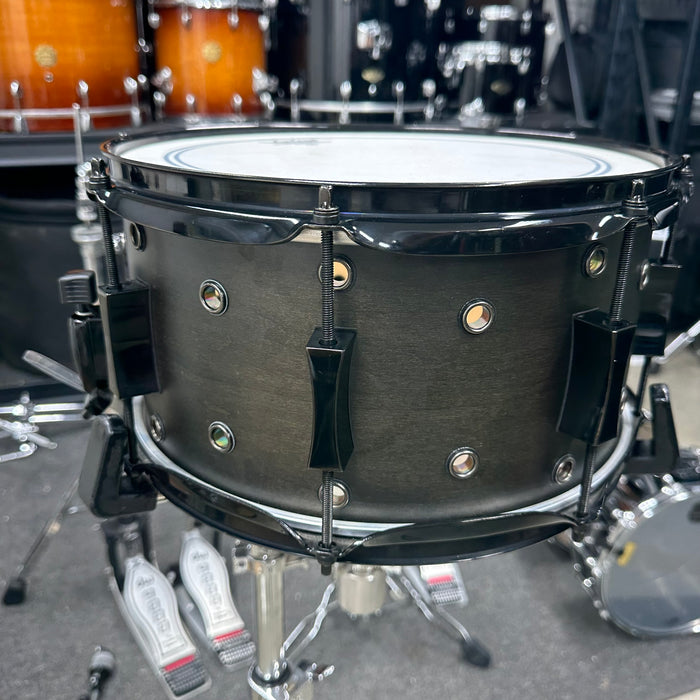 Pork Pie Little Squealer Snare - Black Ebony Satin - 13" x 7"