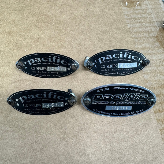 PDP by DW CX Series Drum Badges 4 Piece - Free Shipping