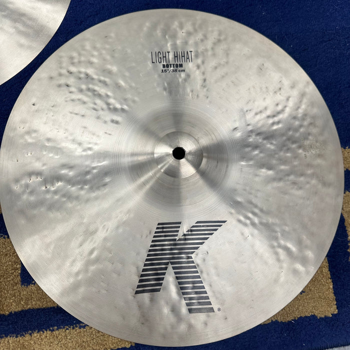 Zildjian 15" K Series Light Hi Hat Cymbals - Free Shipping