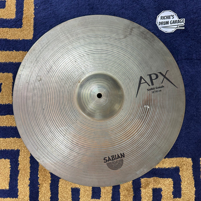 Sabian 18" APX Series Solid Crash Cymbal - Free Shipping