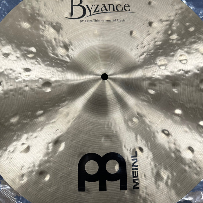 Meinl 20" Byzance Extra Thin Hammered Crash Cymbal - Free Shipping