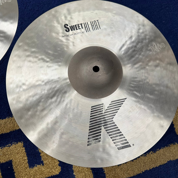 Zildjian 14" K Sweet Hi Hat Pair - Free Shipping