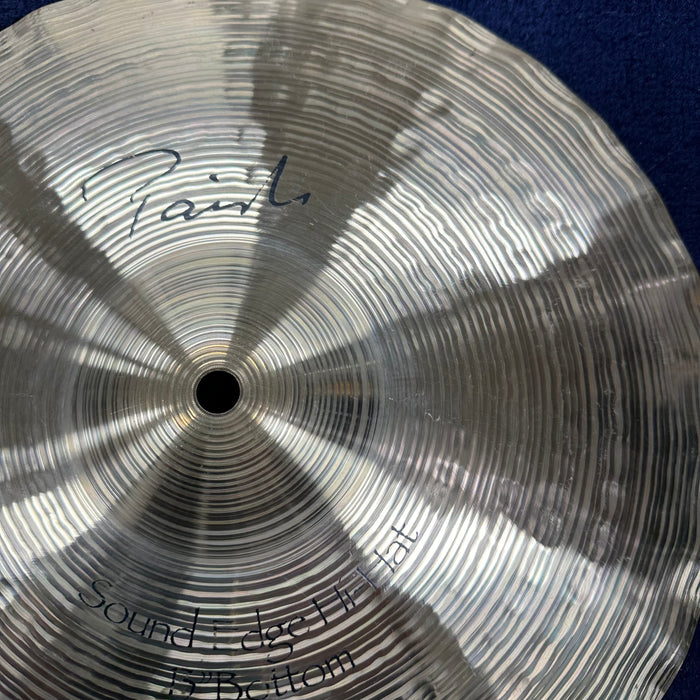 Paiste 13" Signature Sound Edge Hi Hat Cymbals - Discontinued/Rare - Free Shipping