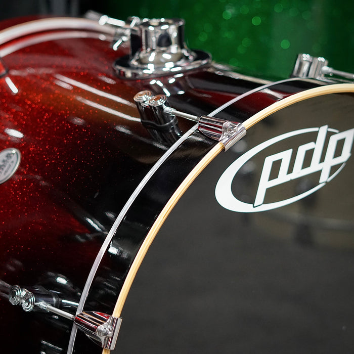 PDP Concept Maple 7 Piece - Red to Black Fade - 8/10/12/14/16/22/14S