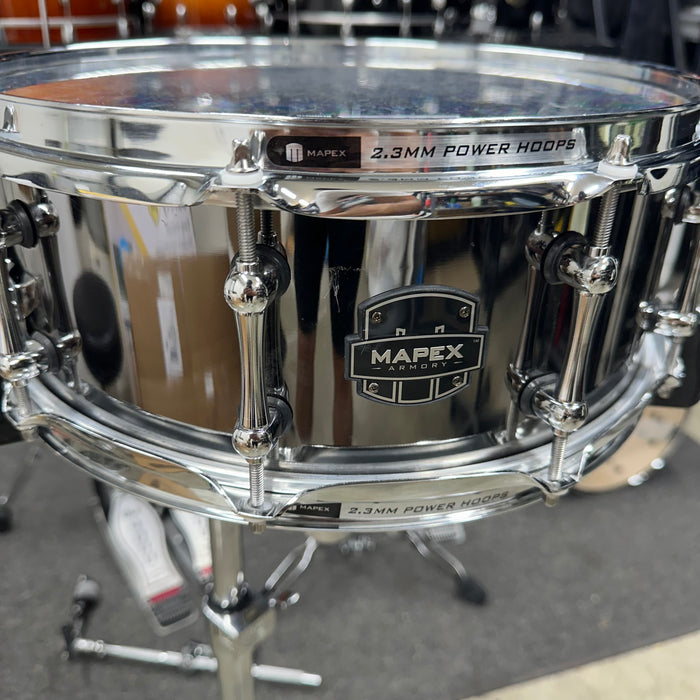 Mapex Armory Tomahawk Steel Snare Drum - 14" x 5.5"