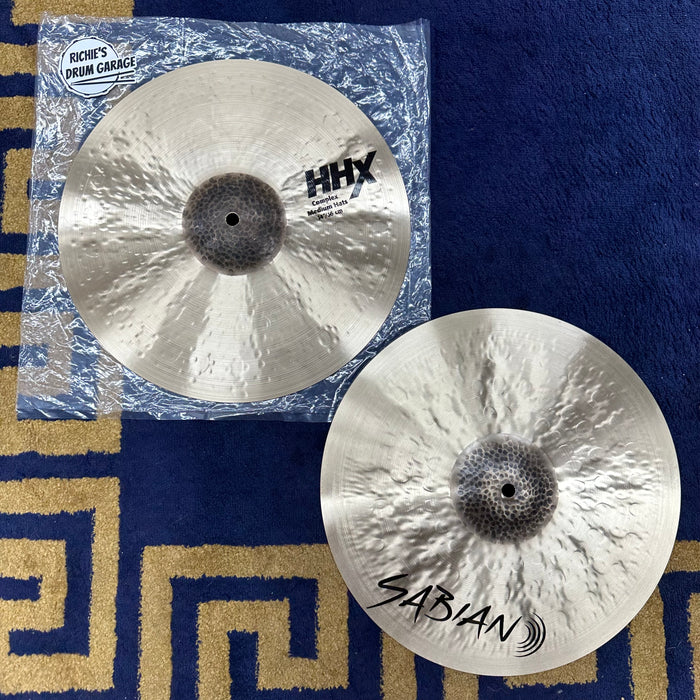 Sabian 14” HHX Complex Medium Hi Hat Cymbals - Free Shipping